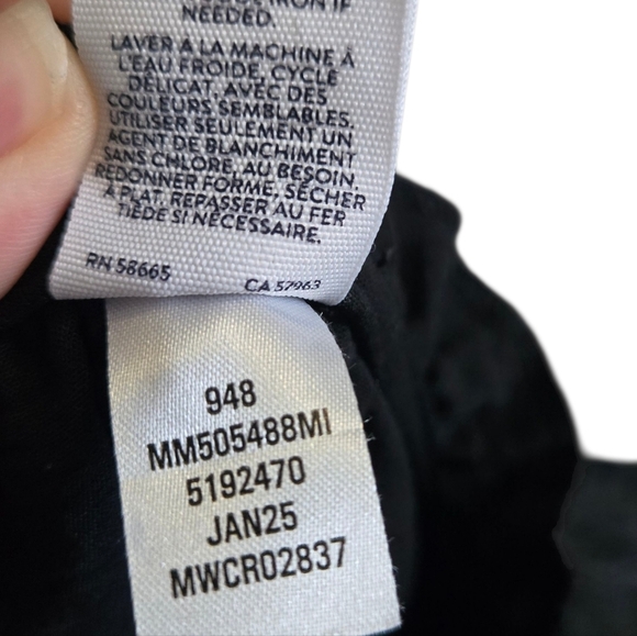 Melrose and Market Black Ruffle Cap Sleeve Top Womens XL - Picture 4 of 5